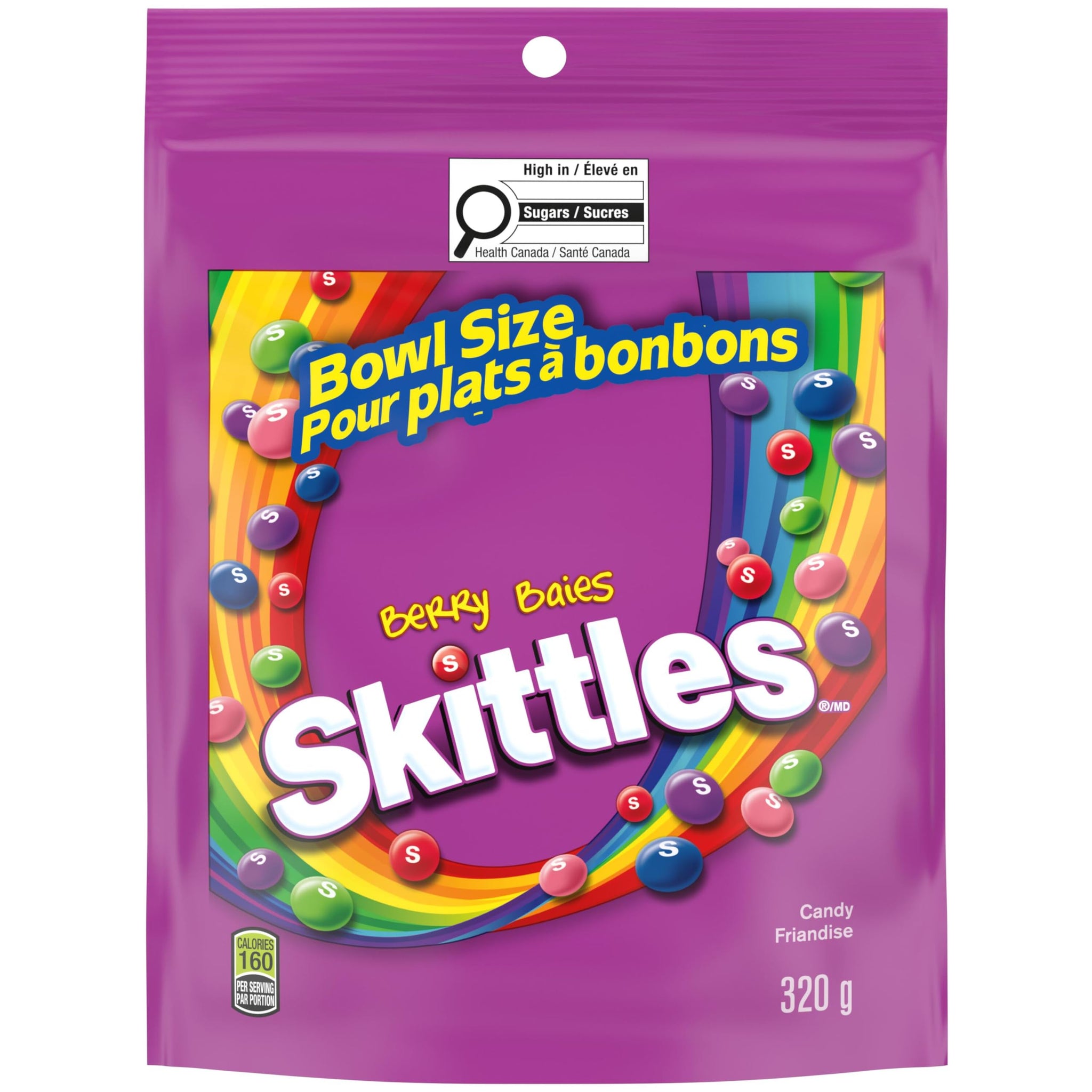 Skittles Berry, Mega-Pack, 320gm/11.28oz, Purple
