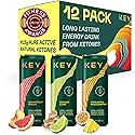 KEY Ketone Energy Drink - Sugar Free and All Natural from Ketones for Long Lasting Energy and optimal Green Tea Caffeine and L-Theanine for Mental