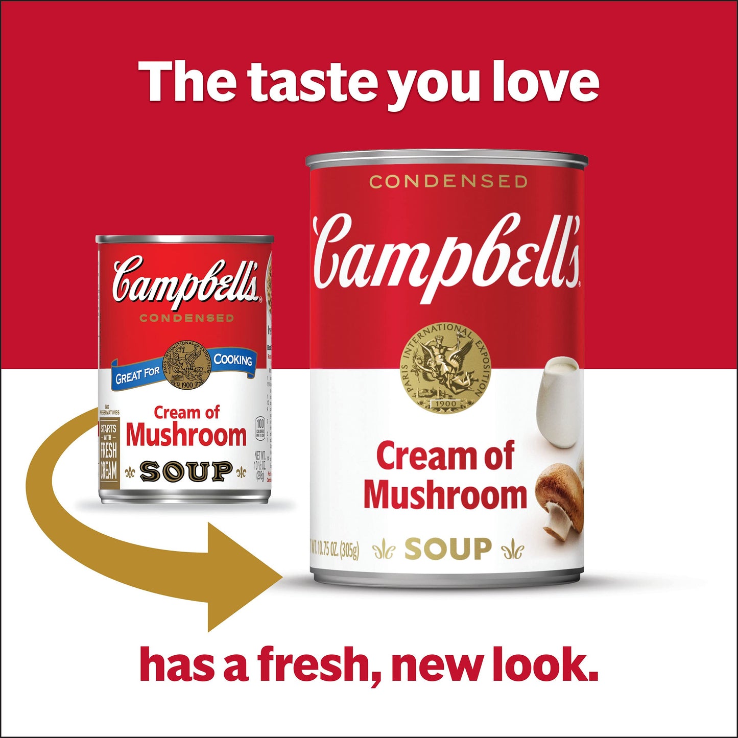 Campbell's Condensed Cream of Mushroom Soup, 10.5 oz. Can