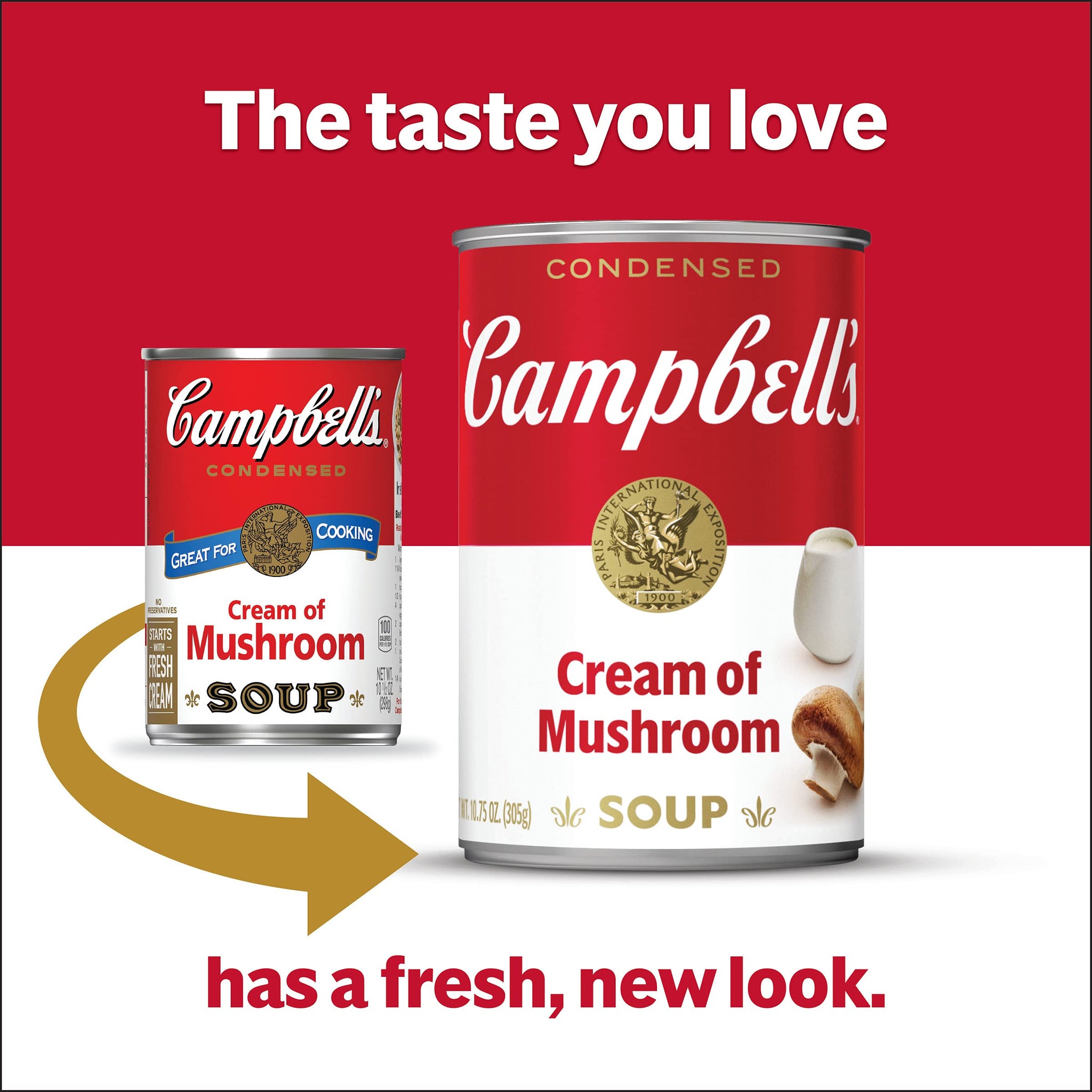 Campbell's Condensed Cream of Mushroom Soup, 10.5 oz. Can
