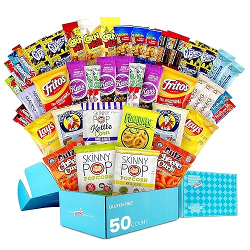 Gluten Free Palace Get Well Snack Care Package - Premium Gluten Free Healthy Father's Day Snack Variety Box - Thoughtful Feel Better Gift Basket