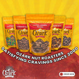 OZARK NUT ROASTERS, Cinnamon Almonds, Cinnamon-Flavored Snacks, Roasted & Coated, World-Class Gourmet Candied Nuts, 16 oz, Pack of 1