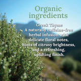 My Land Organic Dried Thyme Leaves - Greek Mountain Thyme from Mt. Olympus | USDA Organic Mediterranean Herb for Tea & Seasoning, 1.76 oz (50 g)