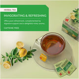 Wissotzky Nana Mint & Lemon Fusion Herbal Tea (3 Pack - 60 Tea Bags) | Invigorating Blend | Caffeine Free Tea | Digestive Support