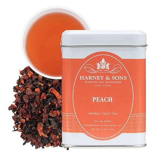 Harney & Sons Peach Fruit Tea | 4 ounce loose PeachFruit Tea