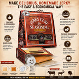 Hi Mountain Jerky Seasoning and Cure Kit | TURKEY BOURBON BLEND Jerky Seasoning | Perfect for Turkey, Chicken, Poultry, Beef & Wild Game | For Smoker