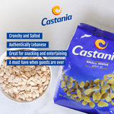 Castania Lebanese Melon Seeds - Crunchy Lightly Salted Snack - Authentic Egyptian Seeds - High in Protein & Fiber, No Trans Fat - Perfect for Home or