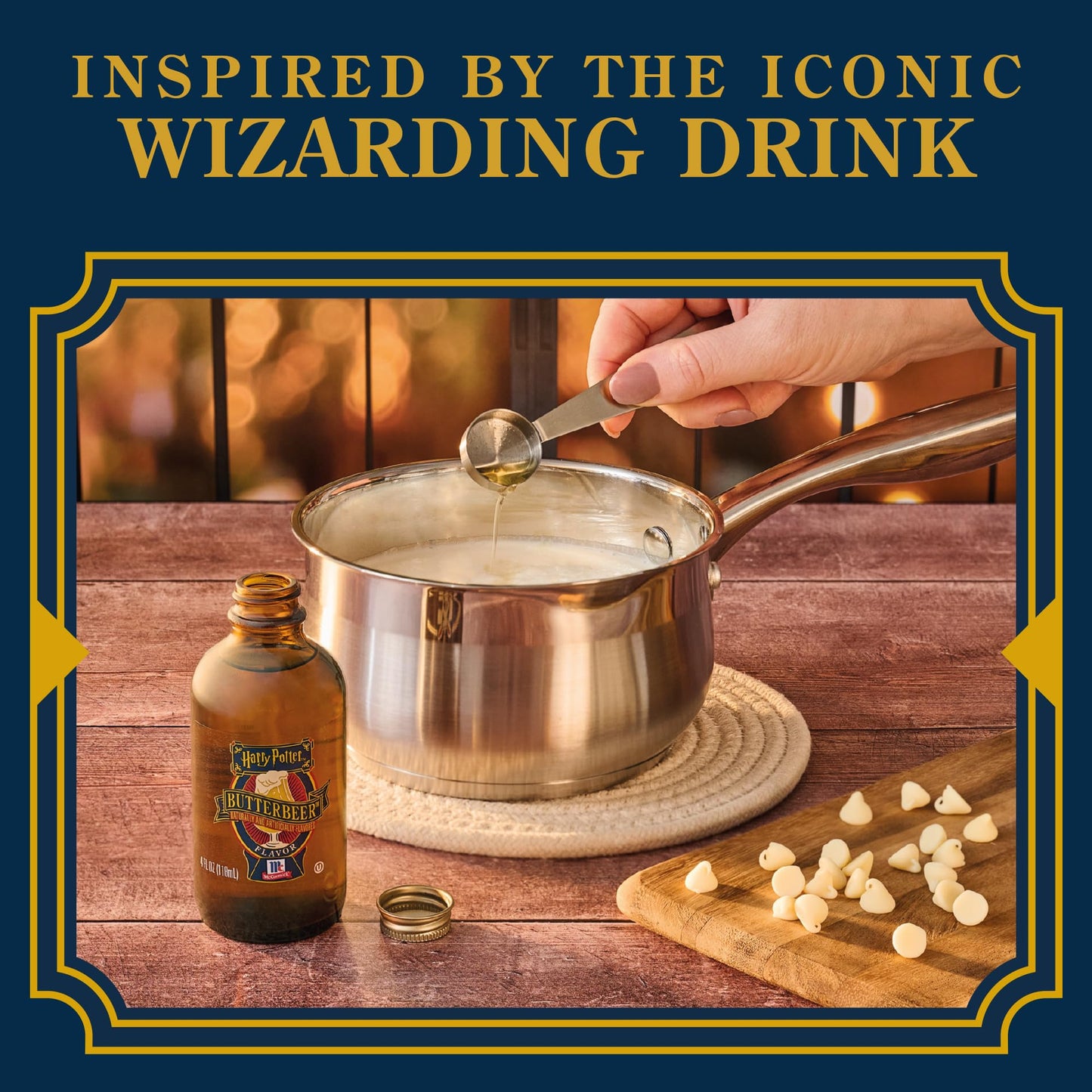 McCormick Harry Potter Butterbeer Flavor, Limited Edition, Caramel and Butterscotch Flavor, For Baked Goods, Ice Cream, and More, 4 fl oz