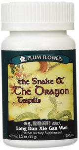 PLUM FLOWER CHINESE TEA The Snake & The Dragon Teapills, 200 CT
