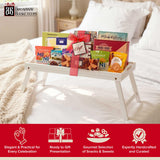 Broadway Basketeers Gourmet Kosher Gift Box with Breakfast Tray