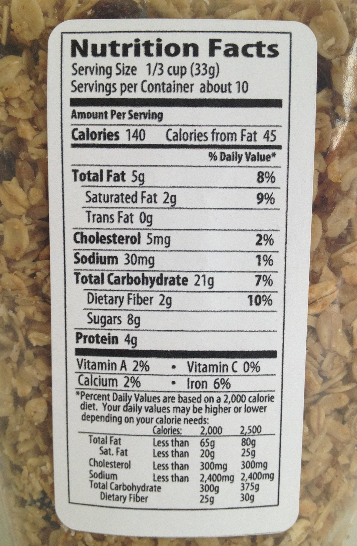 Oatrageous Oats Apple Raisin Walnut Granola, 12 Oz. Bag