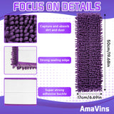 AmaVins 2 Pack Pet System Microfiber Sweeping Pad, Reusable Pet Replacement Mop Pad for Bona Mop & Multi-Surface Floors, 18 Inch Washable Cleaning