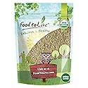 Food to Live Organic Long Grain Brown Rice, 3 Pounds - Non-GMO, Whole Grain, Raw, Non-Irradiated, Kosher, Vegan, Bulk. Chewy Texture. Good Source of Dietary Fiber. Perfect for Salads, Pilafs.