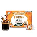 Four Sigmatic Mushroom Coffee K-Cups | Organic Dark Roast Coffee with Lion’s Mane Mushroom Powder & Yacon | Focus & Immune Support | Vegan & Keto |