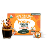 Four Sigmatic Mushroom Coffee K-Cups | Organic Dark Roast Coffee with Lion’s Mane Mushroom Powder & Yacon | Focus & Immune Support | Vegan & Keto |
