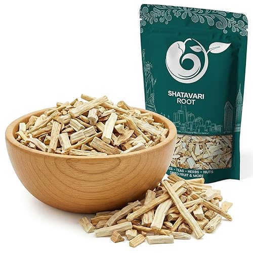 NY Spice Shop Shatavari Root Cut & Sifted (Asparagus racemosus) - 4 Ounce Natural Dried Indian Shatavari Herb - Perfect for Herbal Tea, Soups, Stews
