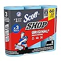 Scott® Shop Towels Original™ (58145), Blue Shop Towels, 1 Pack of 3 Big Rolls, Large 11"x9.4" Towel, (60 Sheet/Roll, 180 Sheet Total)
