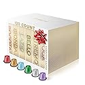 Piu Bello Espresso Coffee Pods - Variety Pack for Nespresso Original Machines - Light Roast, Dark Roast, Chocolate, Nutty, Caramel - Kosher, Rich