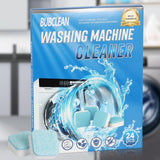 Gihen Washing Machine Cleaning Tablets 24 Count, Powerful Clean Descaler & Odor Remover for All Front & Top Load HE Washers, Septic Safe, 12 Month