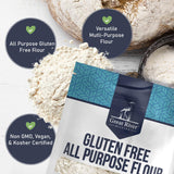 Great River Milling Gluten Free All Purpose Flour | Made from All Purpose Gluten Free Baking Alternative Ingredients | Non-GMO, Glyphosate Free