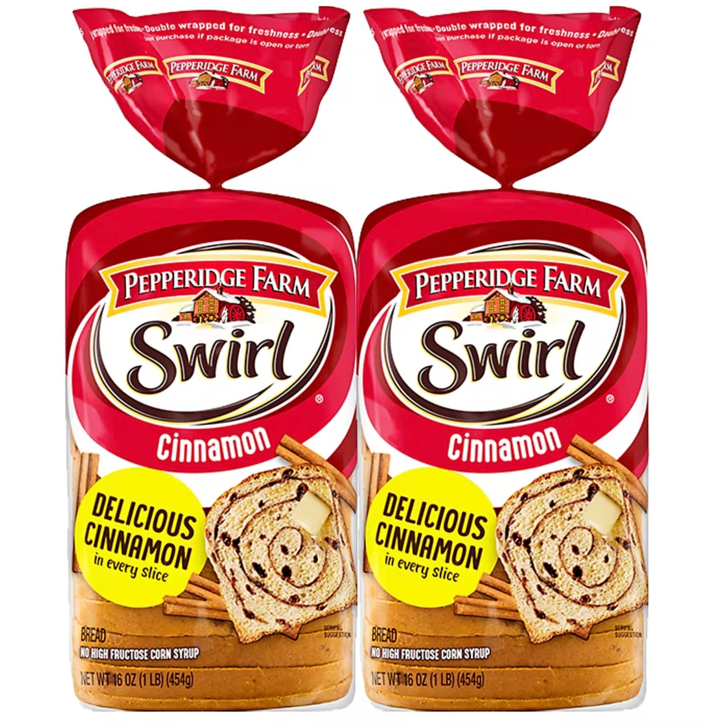 Pepperidge Farm Cinnamon Swirl Bread, 2pk./16 oz. Valpa products
