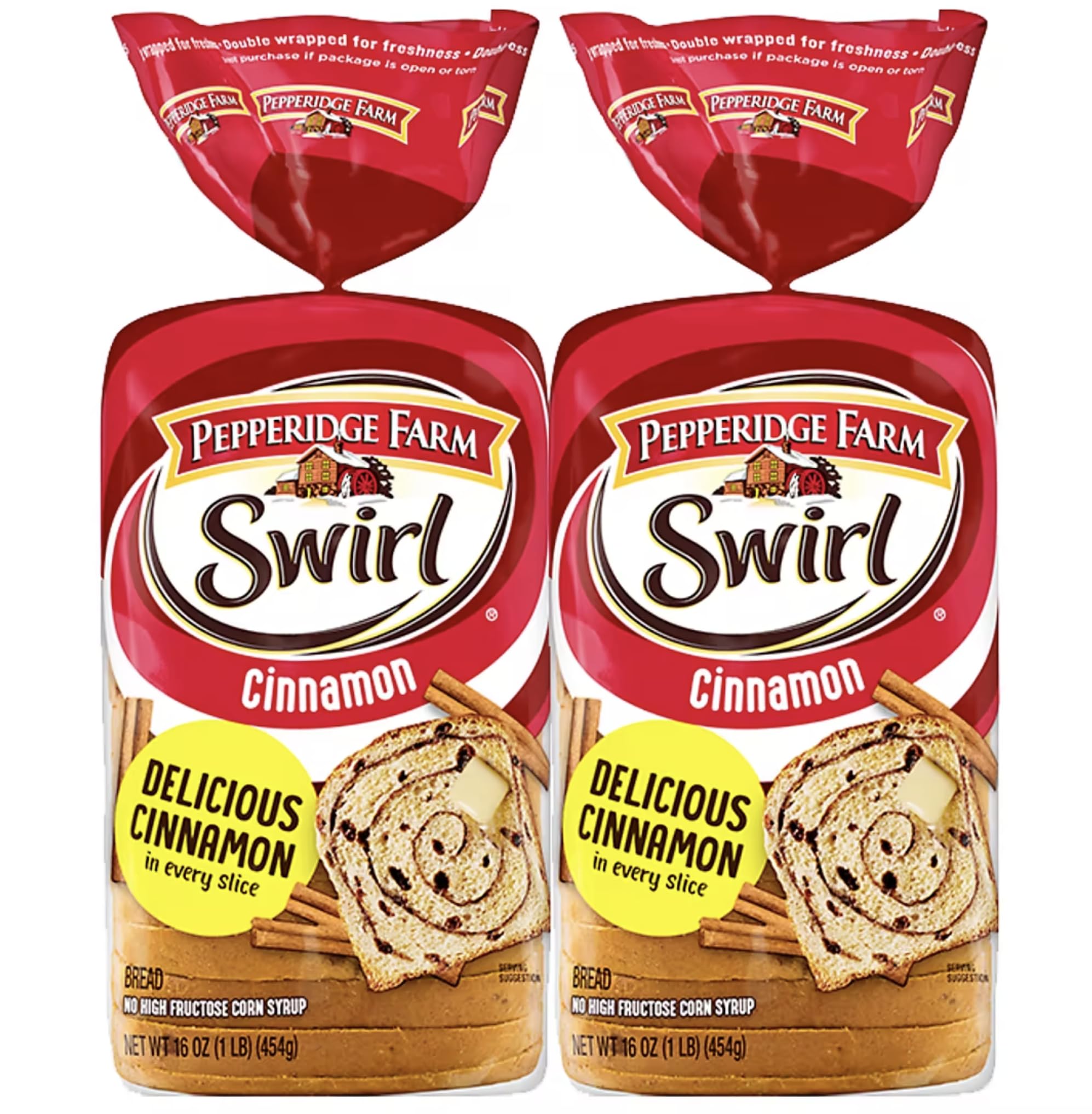 Pepperidge Farm Cinnamon Swirl Bread, 2pk./16 oz. Valpa products