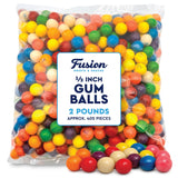 Gumballs 1/2 Inch 2 Pound Bag - Gum Balls For Gumball Machine - Small Gumballs Bulk - Assorted Fruit Flavor - Bubble Gum