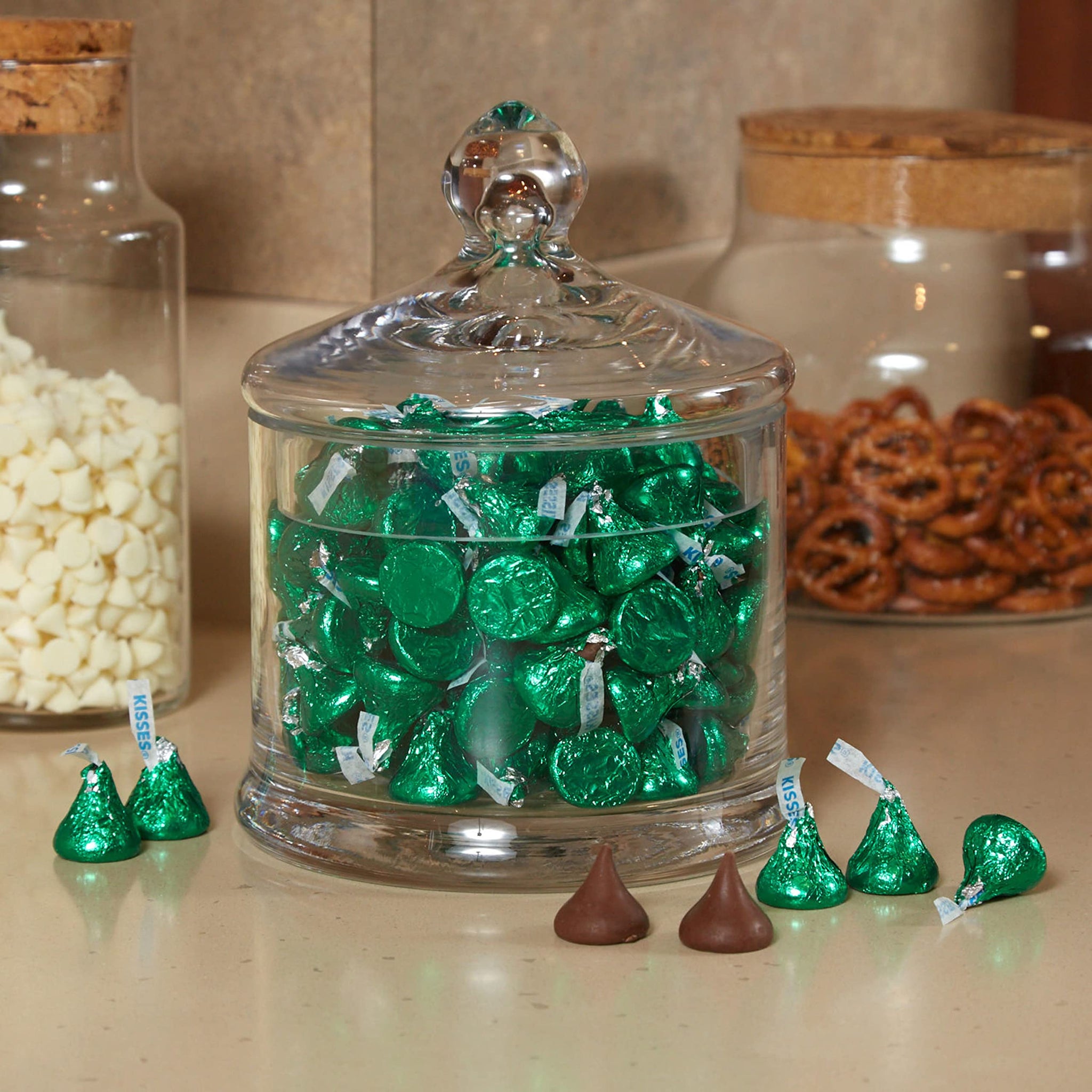 HERSHEY'S KISSES Milk Chocolate Candy Bulk Bag, 60 oz