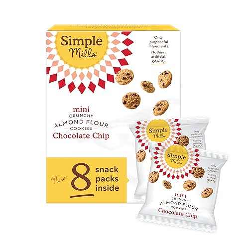 Simple Mills Mini Chocolate Chip Cookie Snack Pack, 0.8 OZ