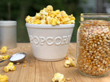 Signature Popcorn, 1-Gallon Thank You Gift Bucket, Butter, Caramel & Cheddar Cheese Popcorn, Reusable Plastic Container, Holiday Snack Gift, 3-Way