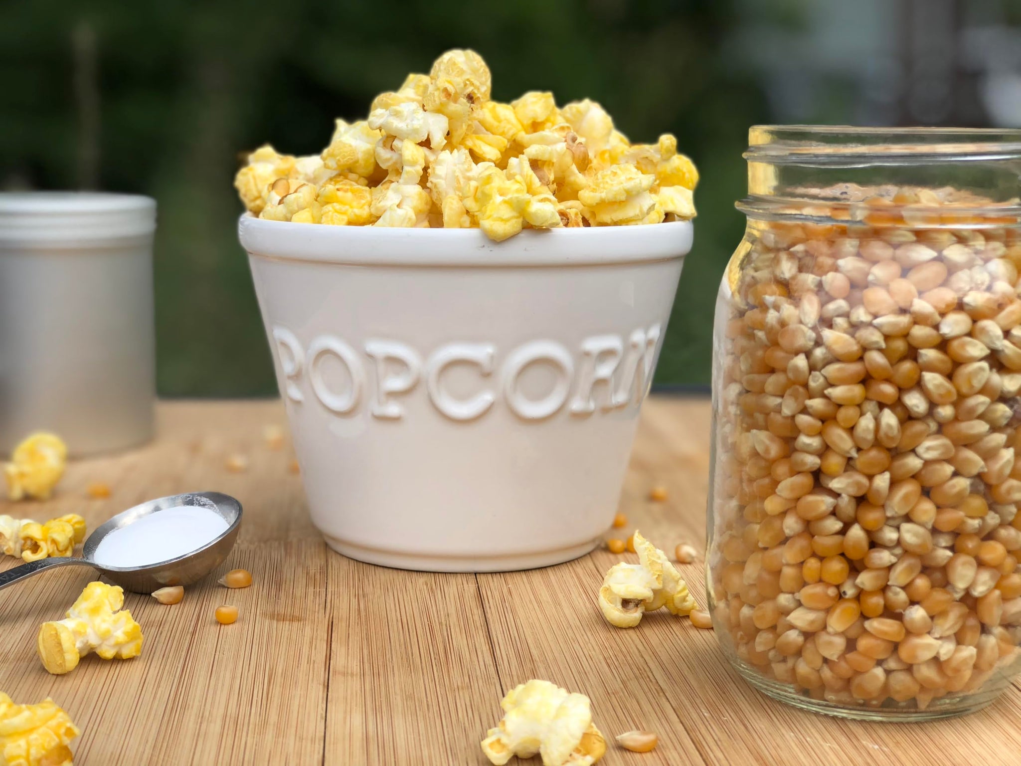 Signature Popcorn, 1-Gallon Thank You Gift Bucket, Butter, Caramel & Cheddar Cheese Popcorn, Reusable Plastic Container, Holiday Snack Gift, 3-Way