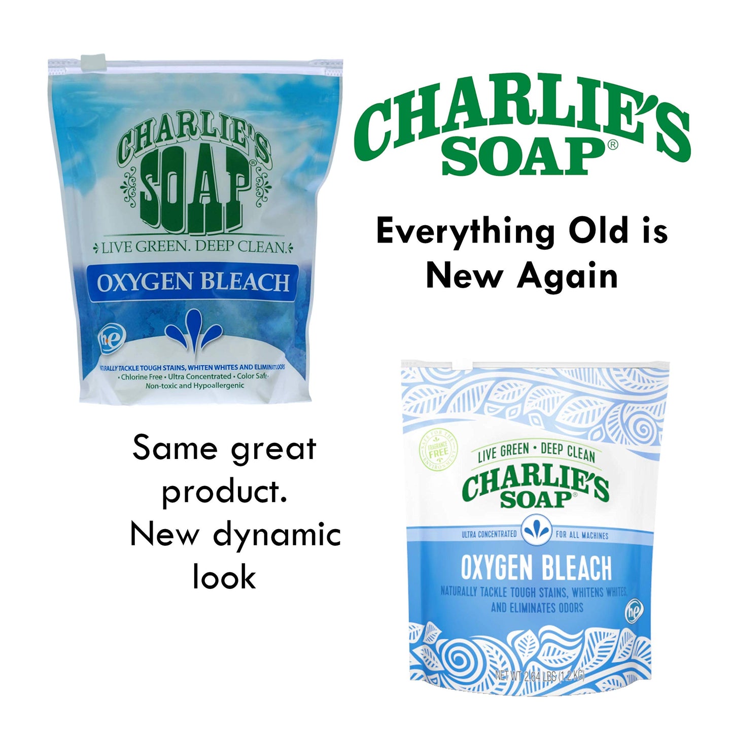 Charlie's Soap - Non-Chlorine Oxygen Bleach - 2.64 lb (6-Pack)