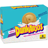 Dunkaroos Vanilla Cookies and Vanilla Frosting with Rainbow Sprinkles, 6 ct