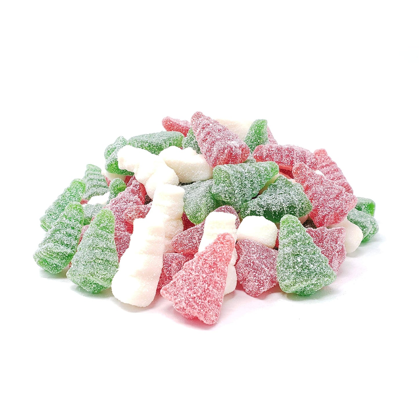 Candy Retailer Sanded Christmas Gummi Trees & Snowmen 1 Lb