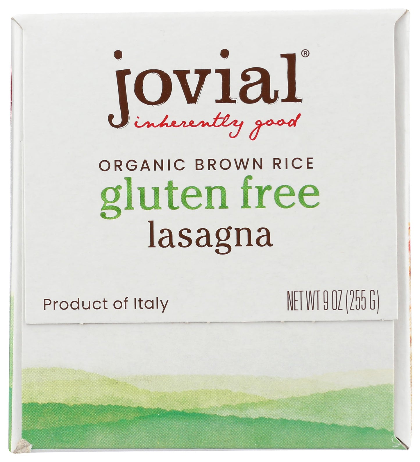 Jovial Organic Gluten Free Brown Rice Pasta, Lasagna, 9 Ounce