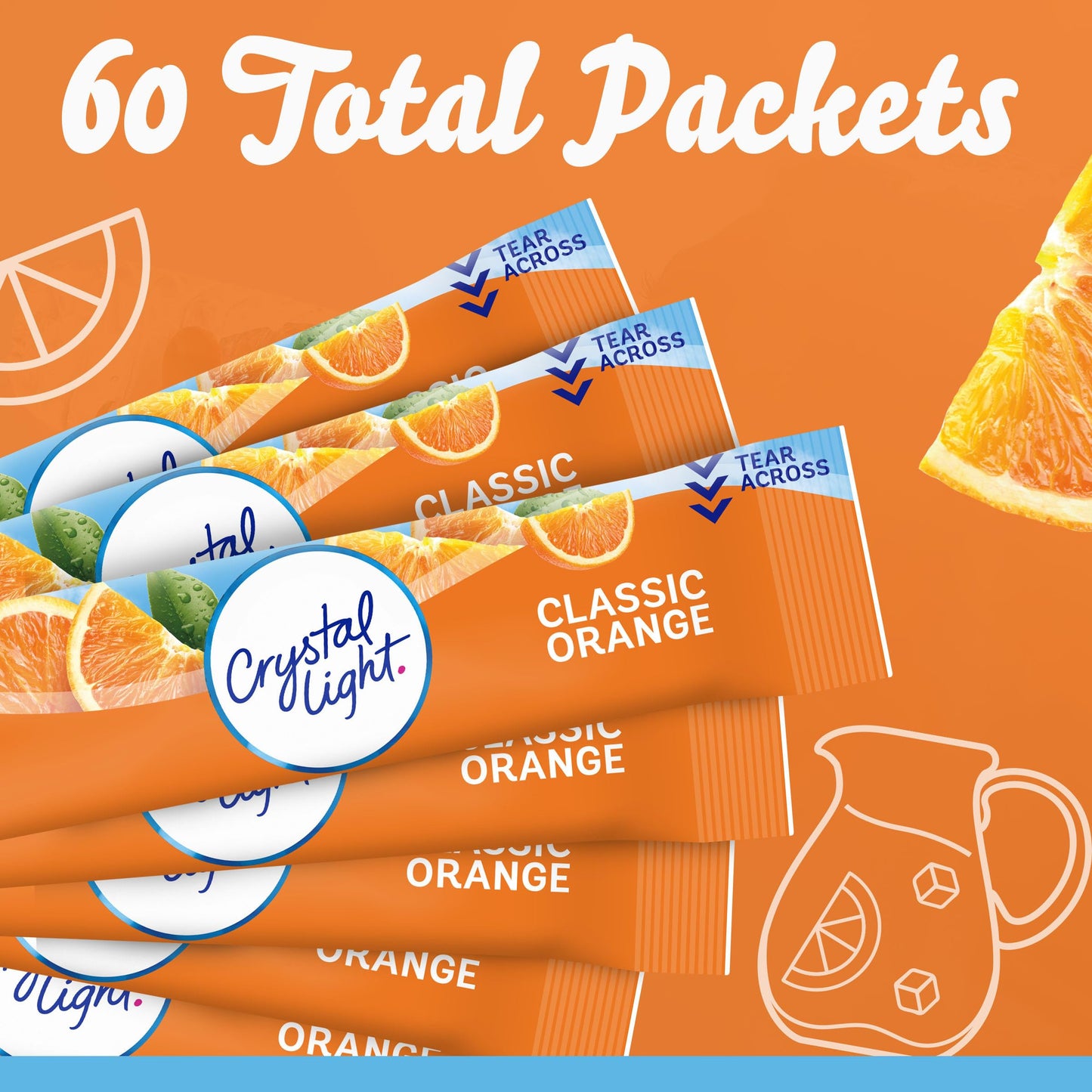 Crystal Light Classic Orange Drink Mix (5 Pitcher Packets)