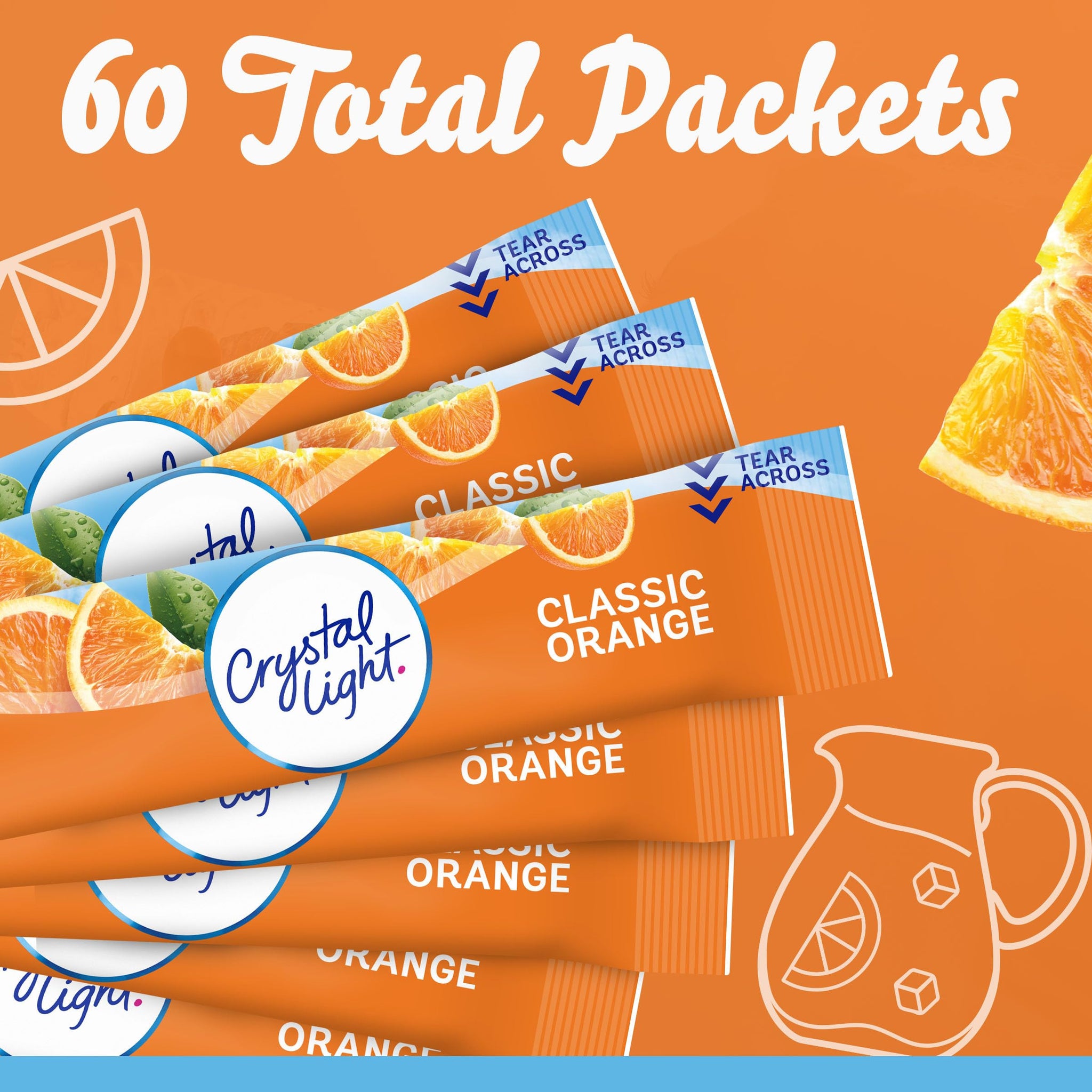 Crystal Light Classic Orange Drink Mix (5 Pitcher Packets)