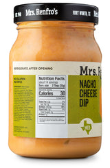 Mrs. Renfro's Nacho Cheese Sauce, 16 oz Jar (Pack of 1) - Creamy Ready-to-Serve Cheese Dip for Tortilla Chips, Nachos, Pretzels, Fries, Tacos