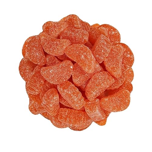 FirstChoiceCandy Fruit Slices Jelly Wedges Candy (Orange, 2 Pound)