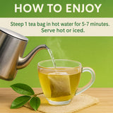 Guanábana (Soursop) Herbal Tea - 50 Bags (2 g Each) - 100% Natural, Vegan, Non-GMO, Sugar-Free, Caffeine-Free - Antioxidant-Rich Infusion for Hot