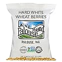 Palouse Brand Certified Glyphosate Residue Free Hard White Wheat Berries | 25 LBS | Family Farmed in Washington State | Sproutable | Non-GMO Project Verified | Kosher