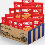 Bulk Cheez-It Original Cheddar Cheese Cracker Snack Packs by Bussin Boxes (1.5 Ounce Pack of 40)