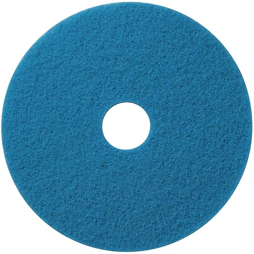 Global Industrial 20" Blue Scrubbing Pad - 5 Pads