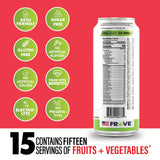 FrUve Super Water | Fiji Watermelon Flavor | 12 16oz Cans | Healthy Drink | Zero Sugar | Low Calorie Drink | Powerful Antioxidants | Boosts Immune