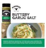 Kinder's Organic Buttery Garlic Salt, Premium Quality Seasoning, MSG Free and USDA Certified Organic, 2.75 oz