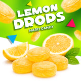 Lemon Drops Hard Candy | 1 Pound Bag | Lemon Hard Candy | Old Fashioned Yellow Candies for Office Bowls, Parties & Decorative Jars | Refreshing Citrus