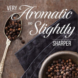 THE ORGANIC PANTRY Black Peppercorns - 1 pound- USDA Organic Whole Tellicherry Peppercorns - Steam Sterilized, All Natural, Perfect for Grinder Refill