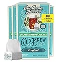 Southern Breeze Decaf Cold Brew Sweet Tea Original Iced Tea with Black Tea and Zero Carbs Zero Sugar, 20 Individually Wrapped Tea Bags, Pack of 4