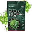 AprikaLife Organic Matcha Powder, USDA & JAS Certified, No Sugar Added, Authentic Japanese Ceremonial Grade Matcha Green Tea Powder, 3.5 oz/100g