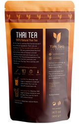 Yim Thai Tea - 100% Natural Loose Leaf Mix - No Artificial Color or Flavor (400g)